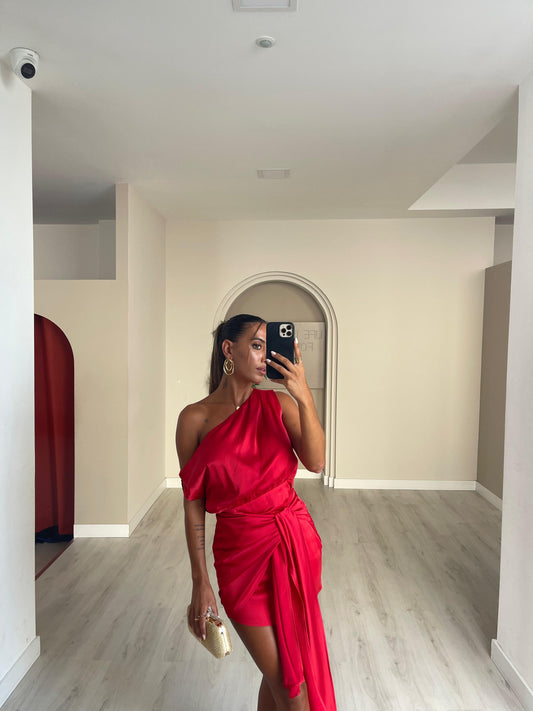 Vestido Sasha - vermelho