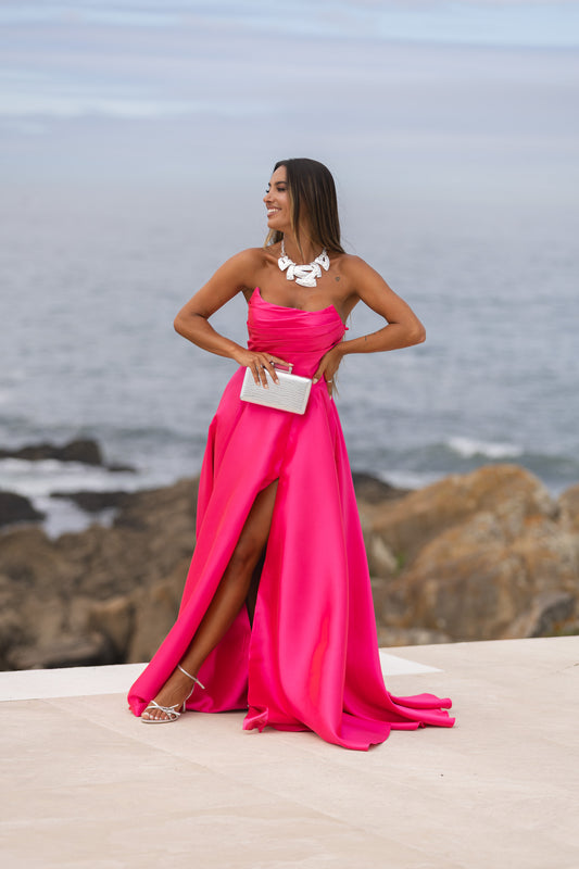 Vestido Verona - fúscia