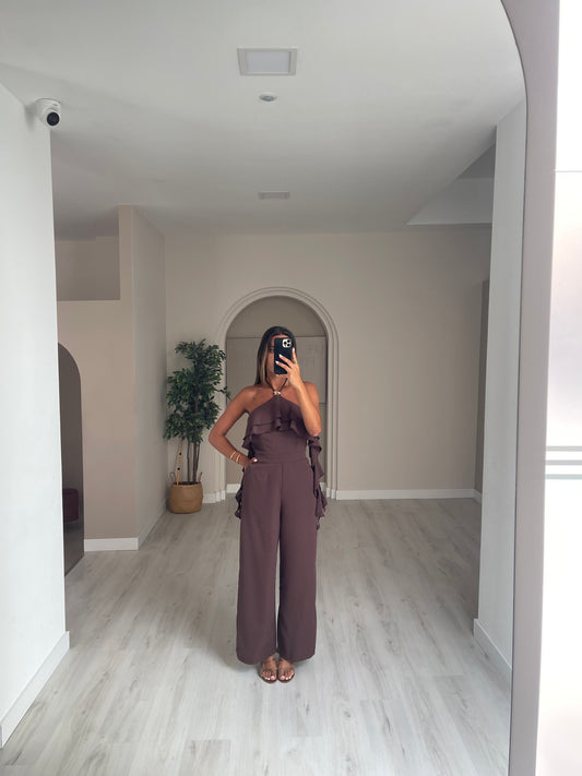 Jumpsuit Louise - castanho