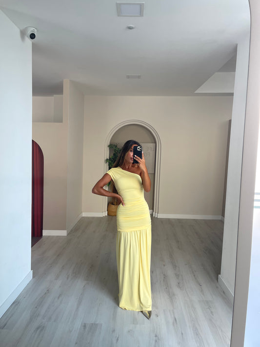 Vestido Nazaré - amarelo