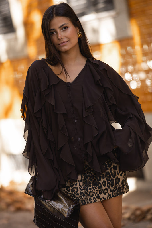 Blusa Catarina - choco