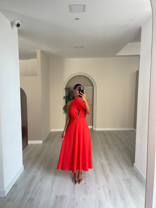 Vestido Elvas - vermelho