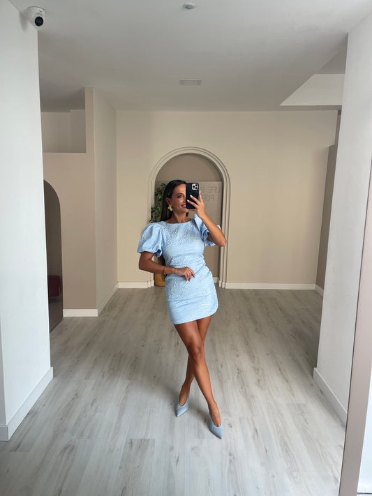 Vestido Melina - Azul bebé
