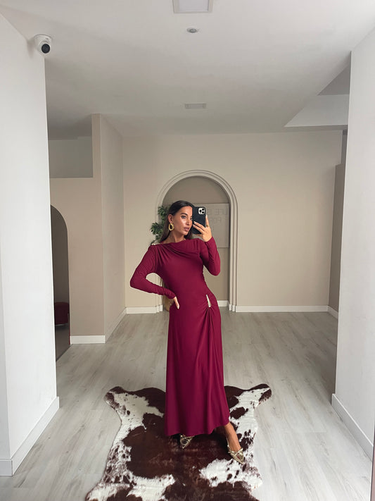 Vestido Matilde - bordeux