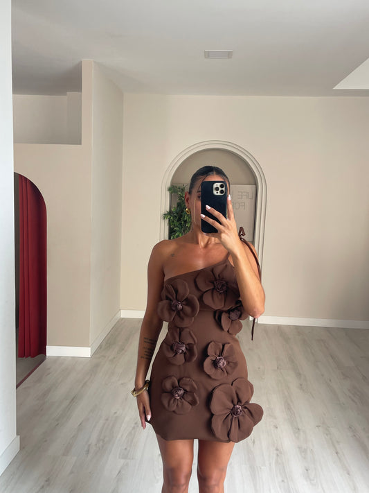 Vestido Clara - castanho