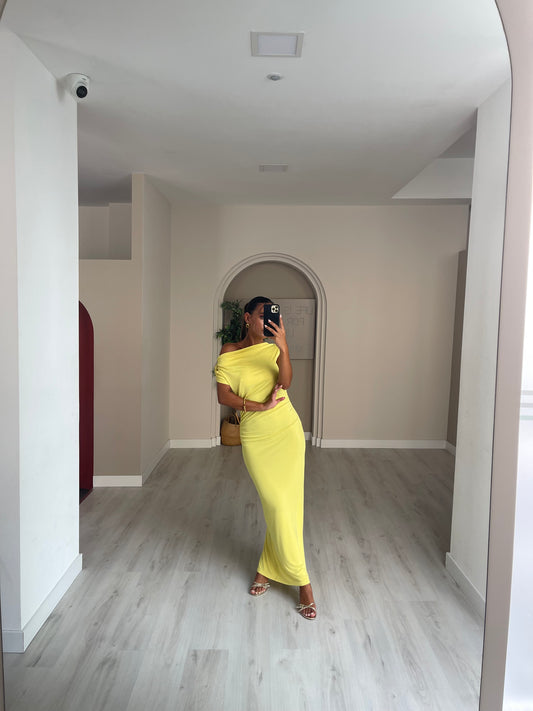 Vestido Bella - amarelo