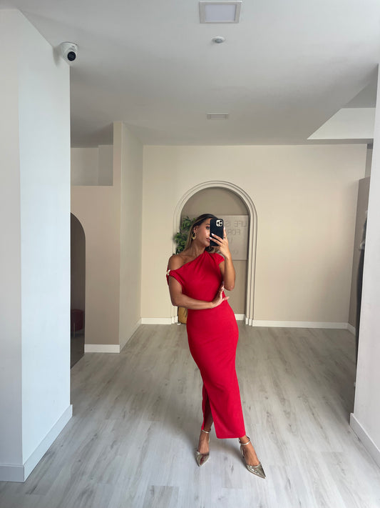 Vestido Carrie - Vermelho