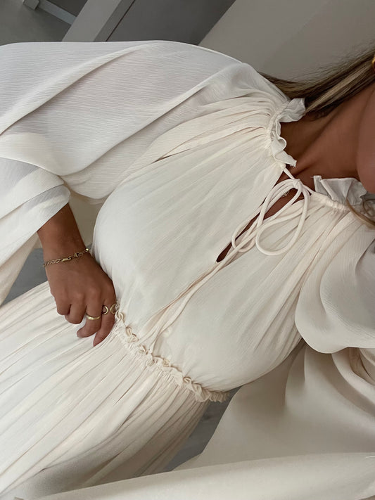 Vestido Alenquer - bege