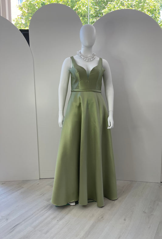 Vestido Bill - Verde seco