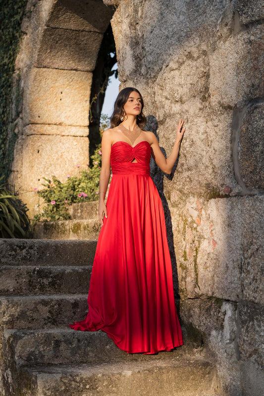 Vestido Getafe - Vermelho