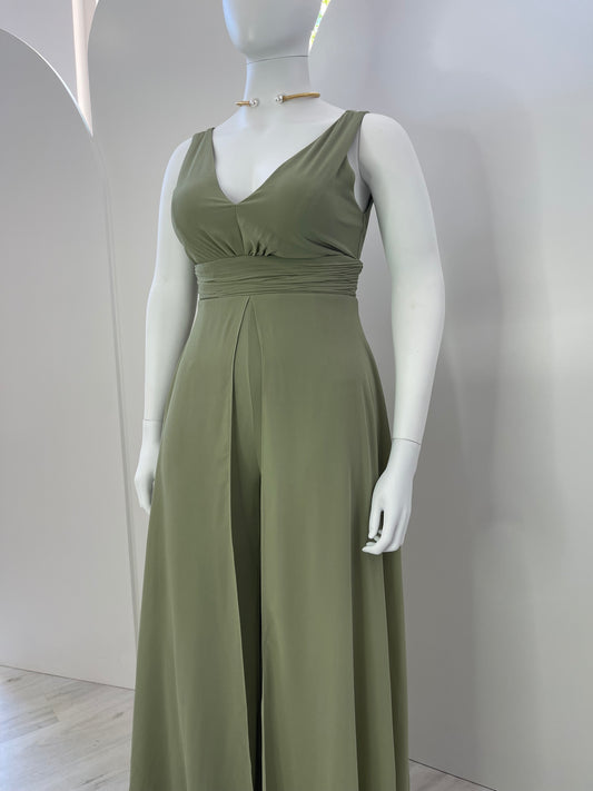 Jumpsuit Babilónia - verde seco