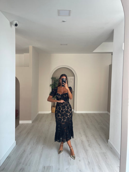 Vestido Leonor - preto