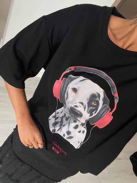 T-shirt Beagle - Preto