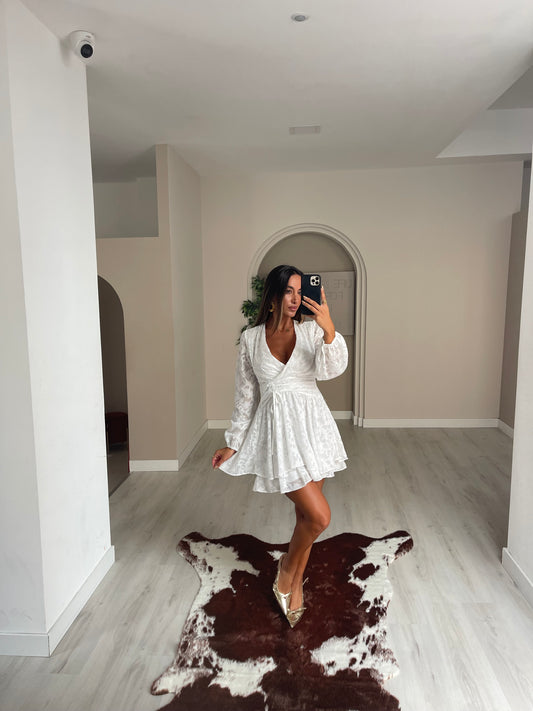 Vestido fluido branco