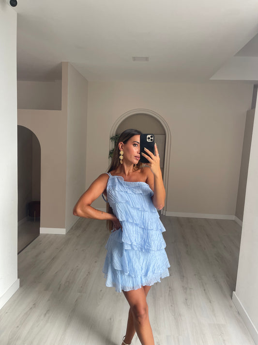 Vestido Bahia - azul bebé
