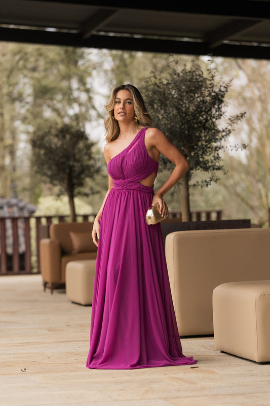 Vestido Siena - Beringela