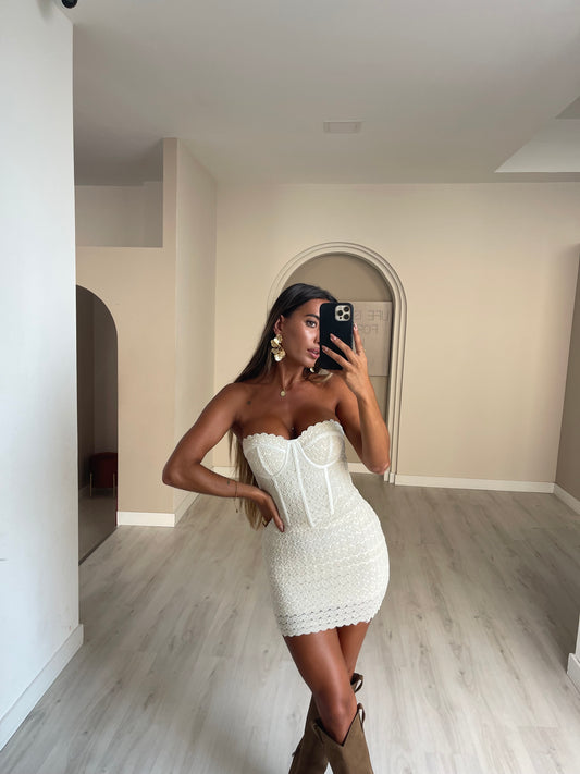 Vestido Liverpool - bege