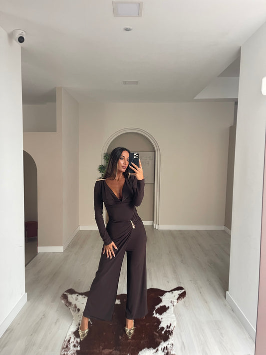 Jumpsuit Matilde - castanho