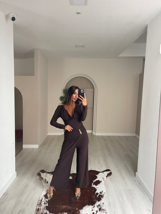 Jumpsuit Matilde - castanho