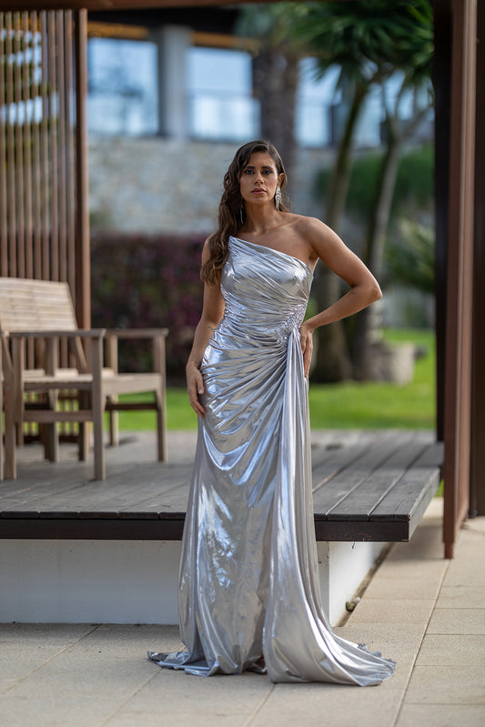 Vestido Dubai - Prata