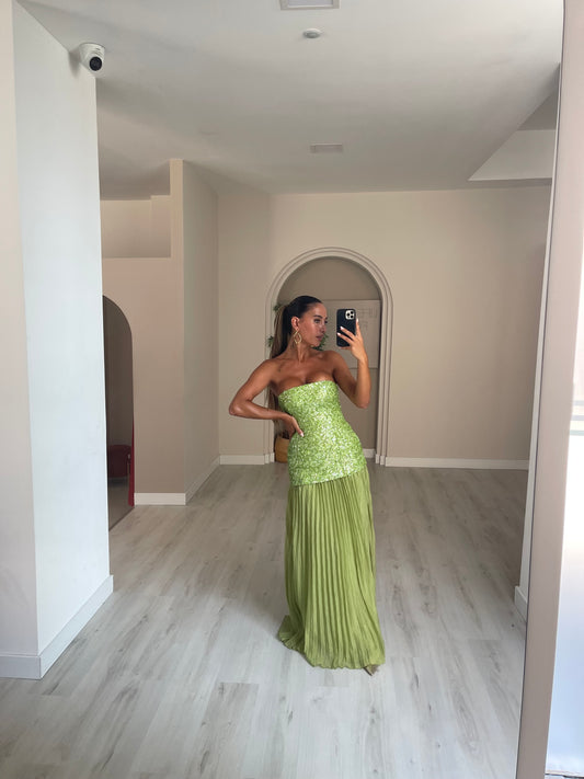 Vestido Violeta - verde
