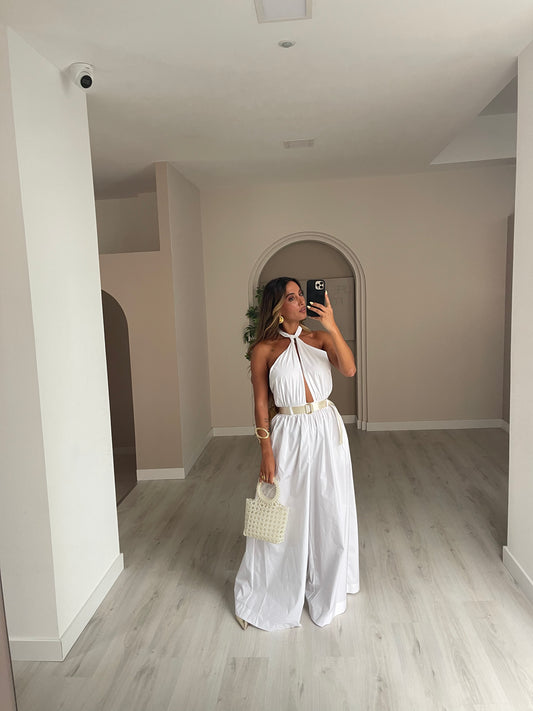 Jumpsuit Algodão Lumina - Branco