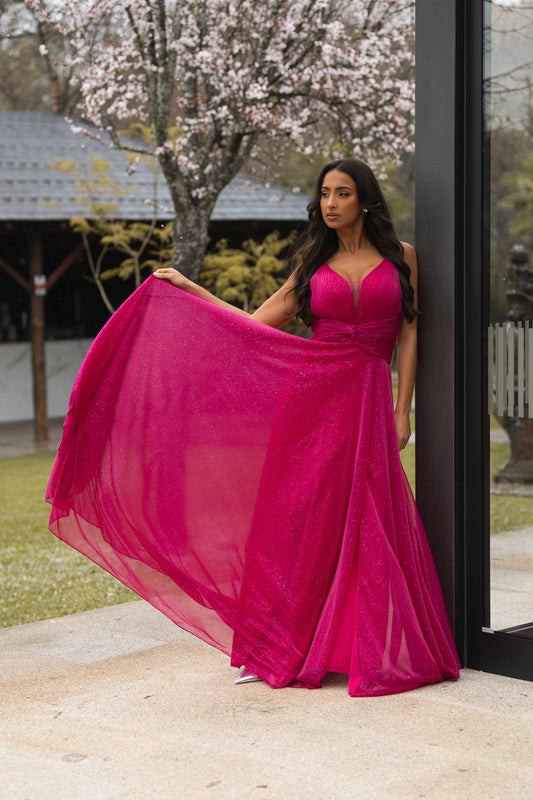 Vestido São Tomé - Rosa Fuchsia