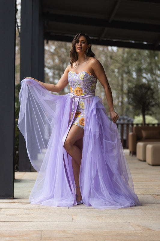 Vestido Luanda - Lilás