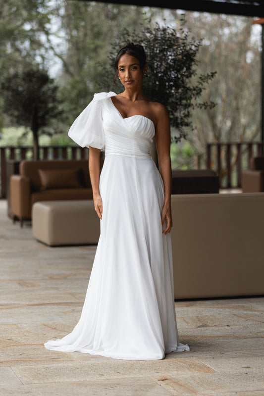 Vestido Laço - Branco