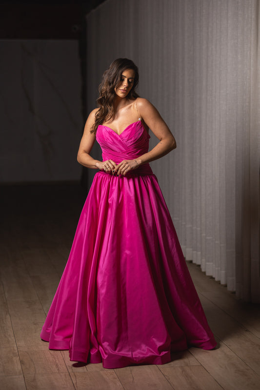 Vestido Esmeralda - Rosa Fuchsia