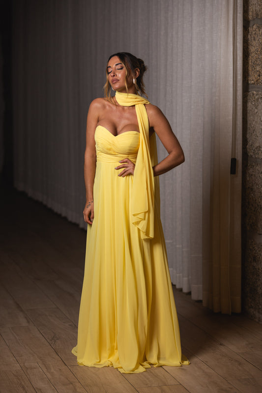 Vestido Capri - Amarelo