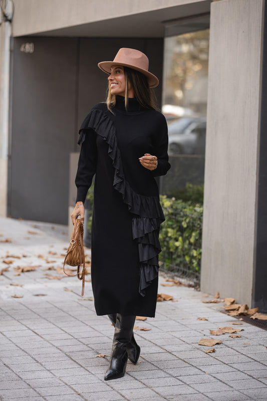 Vestido Brownie - preto