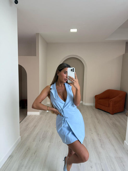 Vestido Beny Lumina - Azul Bebé