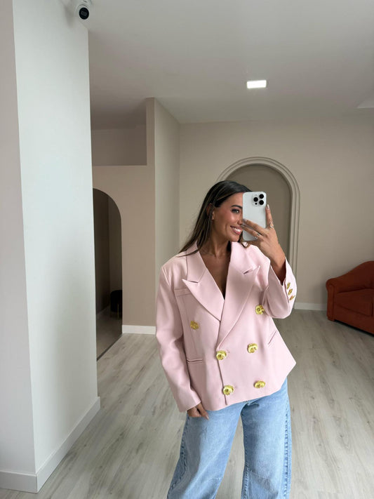 Blazer Isabela - Rosa Bebé