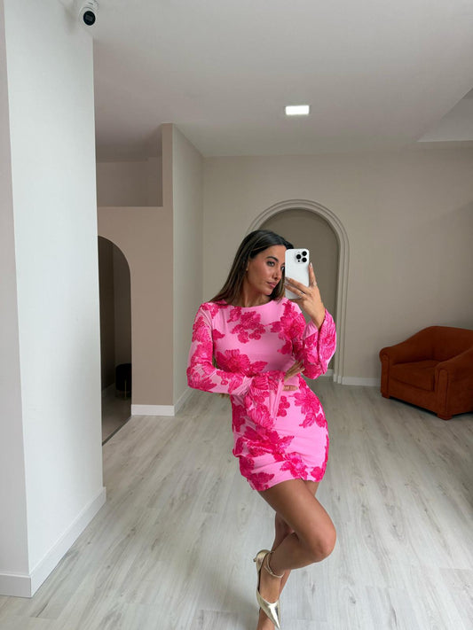 Vestido Lívia - Rosa
