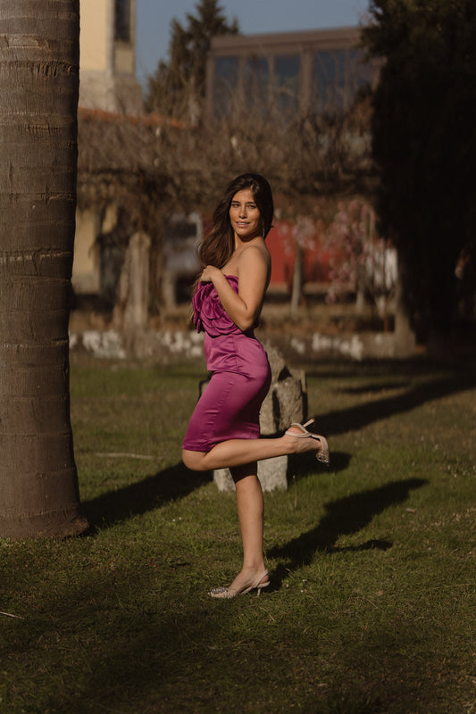 Vestido Cloé - beringela