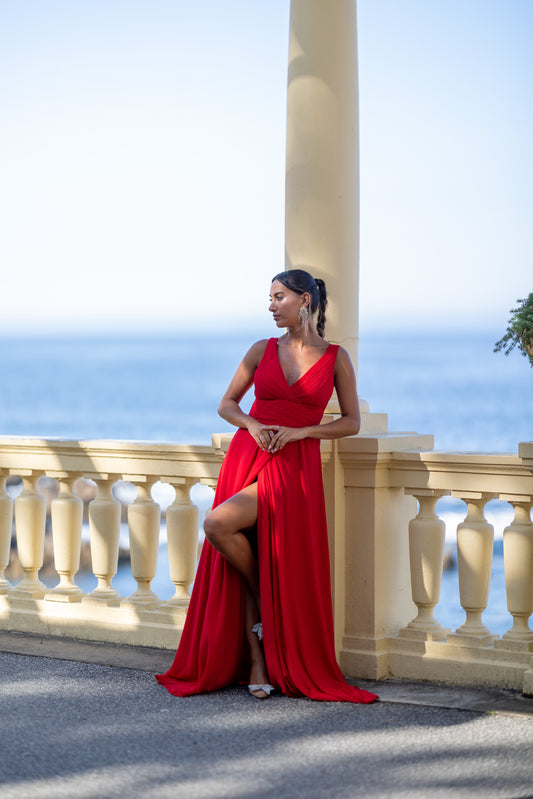 Vestido Dilly - vermelho