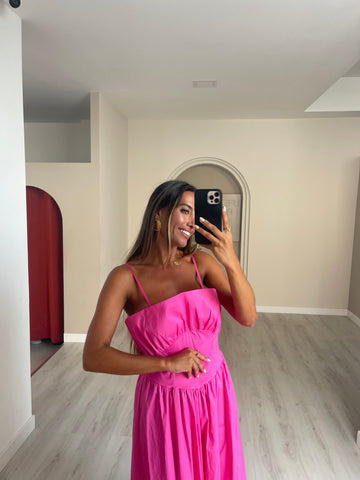 Vestido Pétala - rosa
