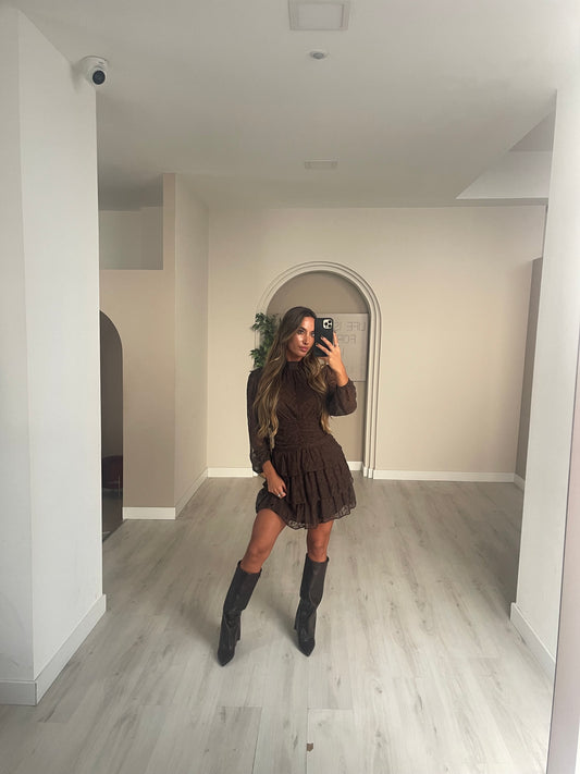 Vestido Mora - castanho