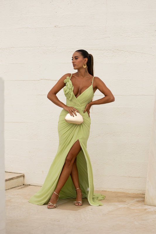 Vestido Belém - verde alface