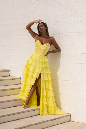 Vestido Monte Carlo - amarelo