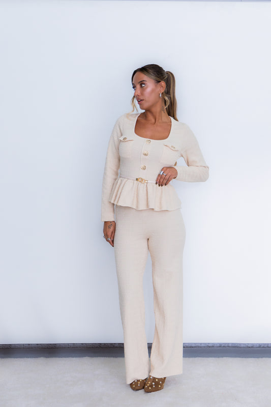 Conjunto Chanel - Bege