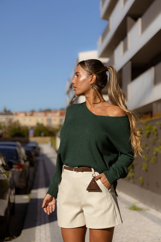 Camisola Andreia - verde escuro