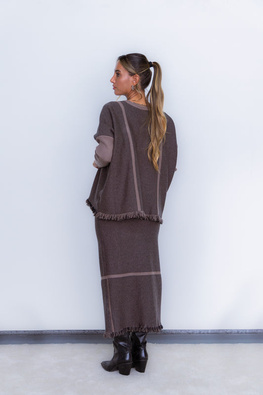 Conjunto Debby - castanho