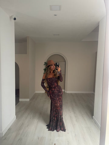 Vestido Colômbia - castanho