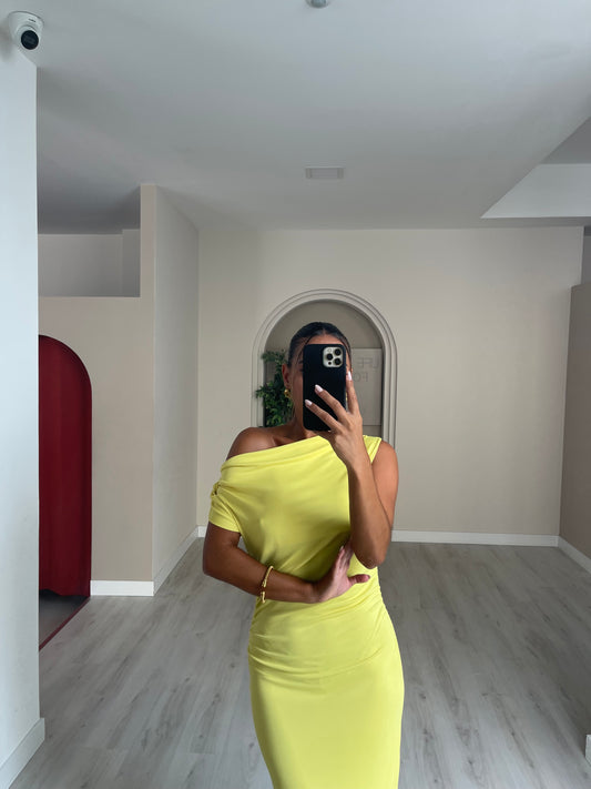 Vestido Bella - amarelo