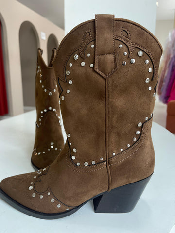 Texana com tachas e brilhos