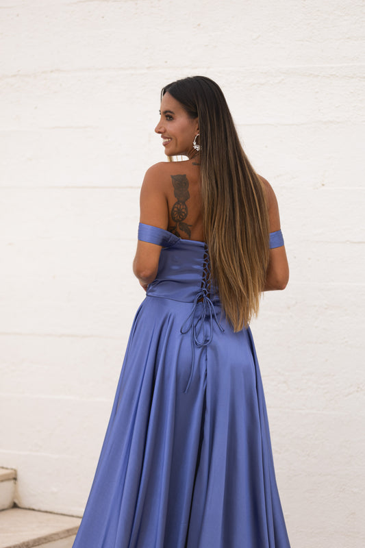 Vestido Moscovo - azul