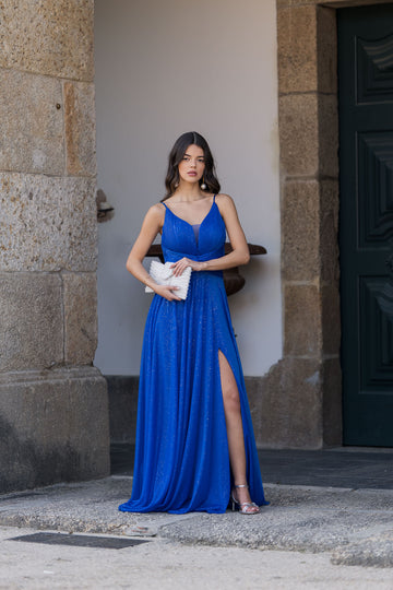 Vestido São Tomé - Azulão