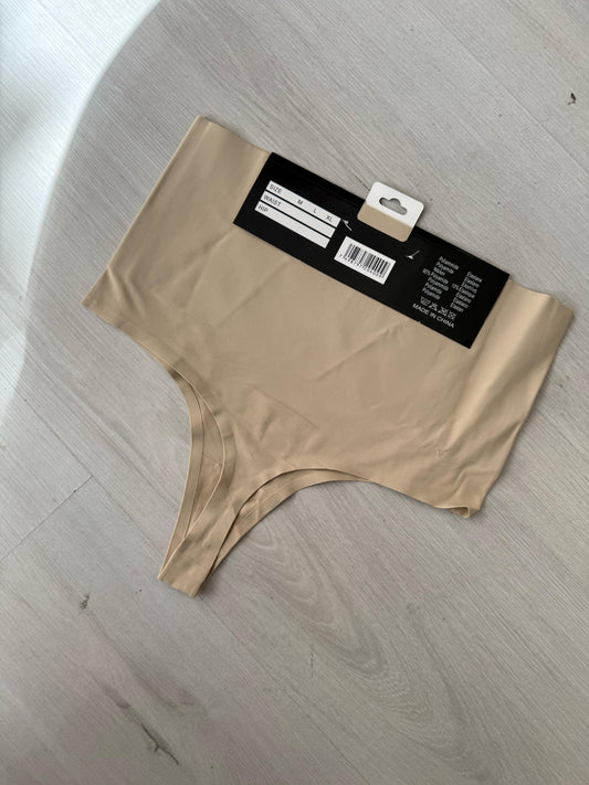 Cueca Cinta Subida Redutora - Bege